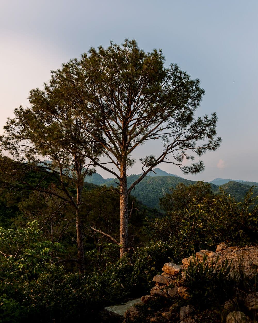 The Margalla Hills, Islamabad, at sunset